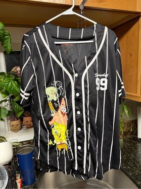 Women’s SpongeBob  SquarePants black jersey